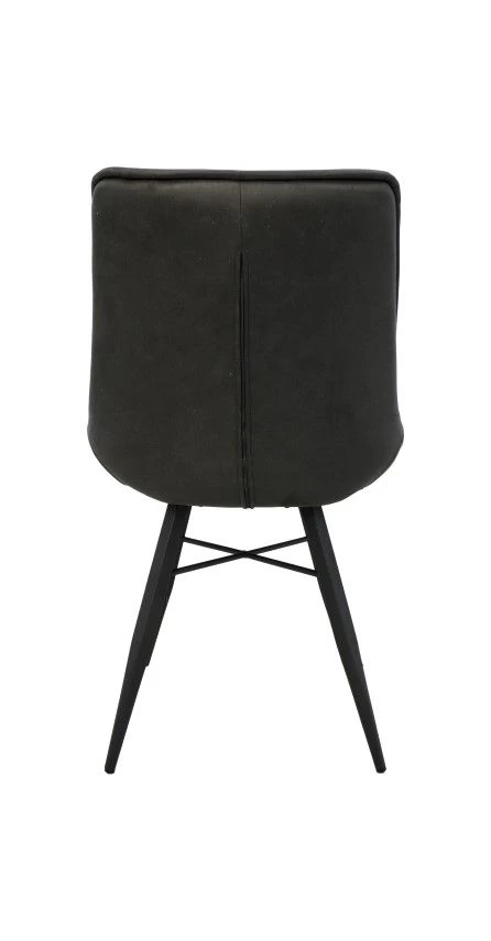 Lot De 2 Chaises De Salle à Manger Denver - Gris 2 Lot De 2 Chaises De Salle à Manger Denver - Gris – Image 2