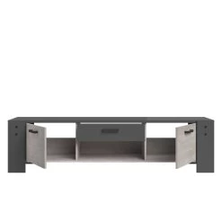Meuble TV Vienna 180cm Industriel - Gris -Magasin De Meubles TRAVIS 0197 BAT2 OUV F 20200801002049 386a