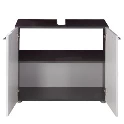 Meuble Lavabo Moderne En Graphite : Tetis - Facile à Assembler, Design Tendance -Magasin De Meubles Tetis BD 1330 301 03 frontal geoeffnet 1c8a