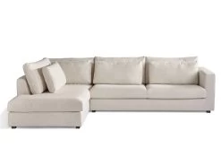 Canapé D'angle Verita Gauche - Beige -Magasin De Meubles Verbier 2L c15c