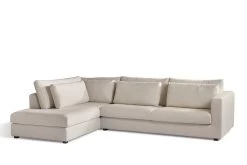 Canapé D'angle Verita Gauche - Beige -Magasin De Meubles Verbier 3L be8e