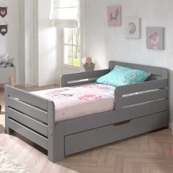 Lit Extensible Jumper Avec Tiroir De Lit - Gris