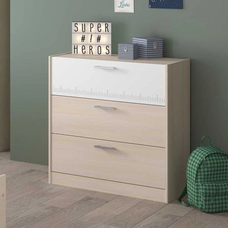 Commode Carlos 3 Tiroirs 1 Commode Carlos 3 Tiroirs