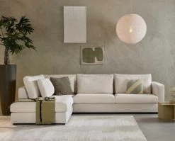 Canapé D'angle Verita Gauche - Beige -Magasin De Meubles db 29322 12 1L 3b2c