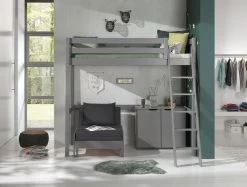 Lit Mezzanine Claire 90x200 Avec Canapé-lit Et Commode - Gris -Magasin De Meubles e13aecb4f54643cd5c8699c1f03173e0e99ede68 PICOMZ901733 01 aa94
