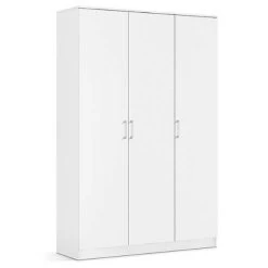 Armoire Ray 120cm Avec 3 Portes - Blanc 8 Armoire Ray 120cm Avec 3 Portes - Blanc -Magasin De Meubles kast wit 2 5610